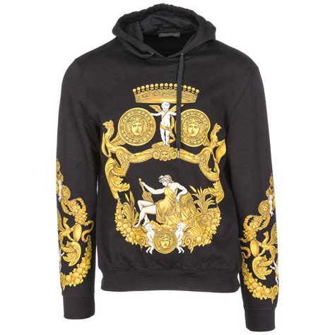 versace hoodie mens sale|versace sweatsuit.